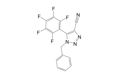 1-Benzyl-5-(2,3,4,5,6-pentafluorophenyl)triazole-4-carbonitrile
