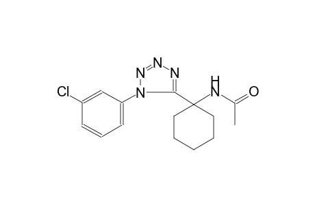 N-{1-[1-(3-chlorophenyl)-1H-tetraazol-5-yl]cyclohexyl}acetamide