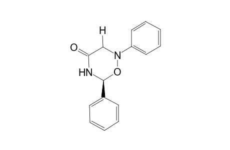 2,6-Diphenyl-1-oxa-2,5-diaza-4-oxocyclohexane