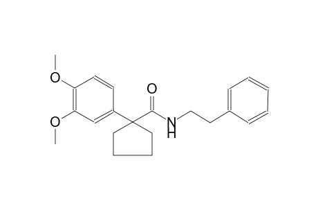 1-(3,4-dimethoxyphenyl)-N-(2-phenylethyl)cyclopentanecarboxamide