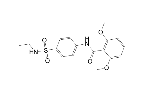 N-{4-[(ethylamino)sulfonyl]phenyl}-2,6-dimethoxybenzamide