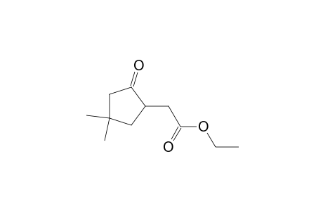 2-carbethoxymethyl-4,4-dimethylcyclopentanone