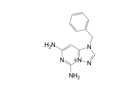 5,7-Diamino-1-benzyl-1H-[1,2,4]triazolo[1,5-c]pyrimidin-4-ium