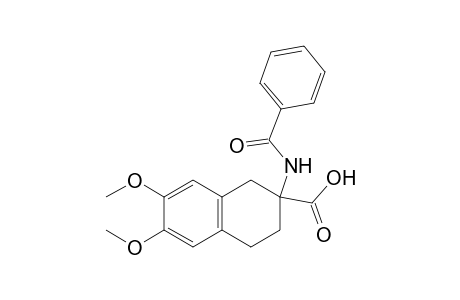 2-Benzamido-1,2,3,4-tetrahydro-6,7-dimethoxynaphthalene-2-carboxylic acid