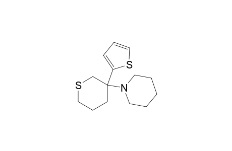 1-(3-Thiophen-2-yl-3-thianyl)piperidine
