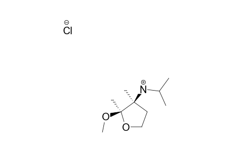 CIS-3-(N-ISOPROPYLAMINO)-2-METHOXY-2,3-DIMETHYLOXOLANE_HYDROCHLORIDE