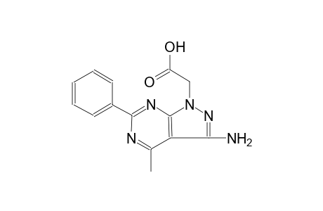 1H-pyrazolo[3,4-d]pyrimidine-1-acetic acid, 3-amino-4-methyl-6-phenyl-