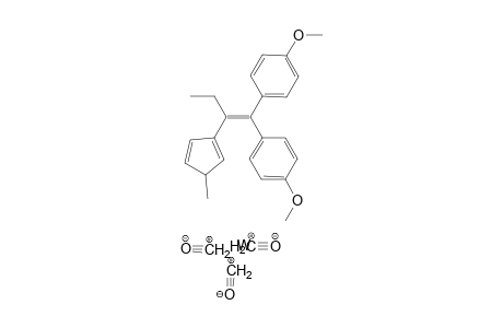 1,1-bis(p-Methoxyphenyl)-2-[tricarbonyl(methyl)(cyclopentadienyl-Tungsten)]-but-1-ene