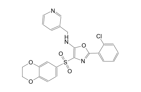 3-pyridinemethanamine, N-[2-(2-chlorophenyl)-4-[(2,3-dihydro-1,4-benzodioxin-6-yl)sulfonyl]-5-oxazolyl]-
