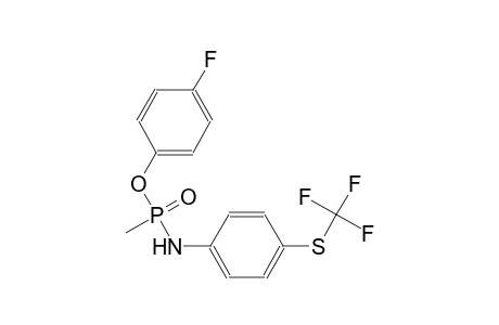 4-fluorophenyl P-methyl-N-{4-[(trifluoromethyl)sulfanyl]phenyl}phosphonamidoate
