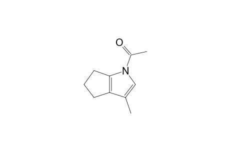 1-(3-methyl-5,6-dihydro-4H-cyclopenta[b]pyrrol-1-yl)ethanone