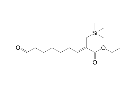 (Z)-9-keto-2-(trimethylsilylmethyl)non-2-enoic acid ethyl ester