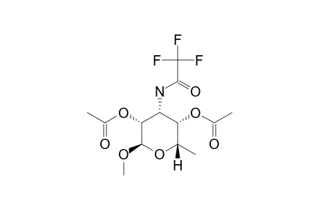 METHYL-2,4-BIS-O-ACETYL-3-N-TRIFLUOROACETYL-3,6-DIDEOXY-ALPHA-L-TALOPYRANOSIDE