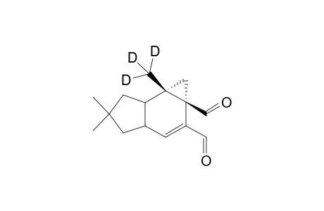 [12-(2)H(3][1a.R-(1a.alpha.,3a.alpha.,6a.alpha.,6b.alpha.)]-12-(2)H(2)-3a,4,5,6,6a,6b-Hexahydro-5,5,6b-trimethylcyclopropy[e]indene-1a,2(1H)-dicarboxaldehyde