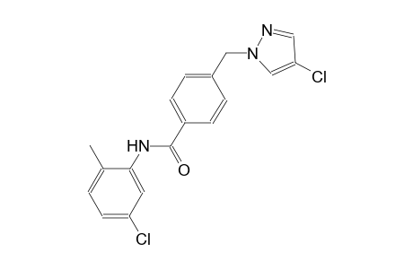 N-(5-chloro-2-methylphenyl)-4-[(4-chloro-1H-pyrazol-1-yl)methyl]benzamide