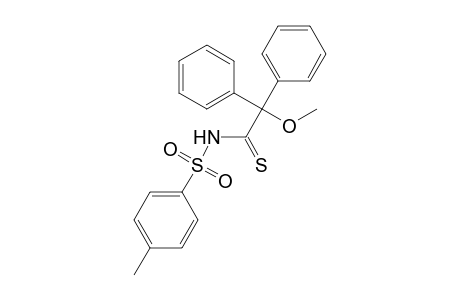 .alpha.-methoxy-N-((4-methylphenyl)sulfonyl)-.alpha.-phenylbenzeneethanethioamide