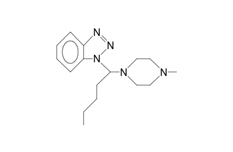 1-(1-<N-Methyl-piperazino>-pentyl)-1H-benzotriazole