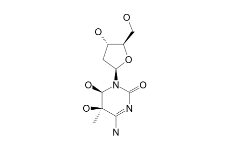 CIS-(5R,6R)-5,6-DIHYDROXY-5,6-DIHYDRO-5-METHYL-2'-DEOXYCYTIDINE