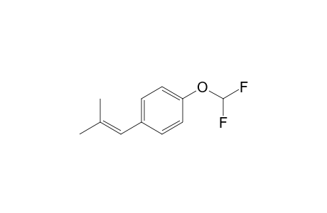 1-(difluoromethoxy)-4-(2-methylprop-1-enyl)benzene