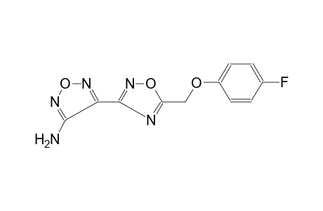 1,2,5-oxadiazol-3-amine, 4-[5-[(4-fluorophenoxy)methyl]-1,2,4-oxadiazol-3-yl]-