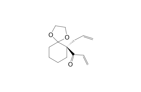 (S)-1-(1-Allyl-2,2-ethylenedioxycyclohexan-1-yl)prop-2-en-1-one