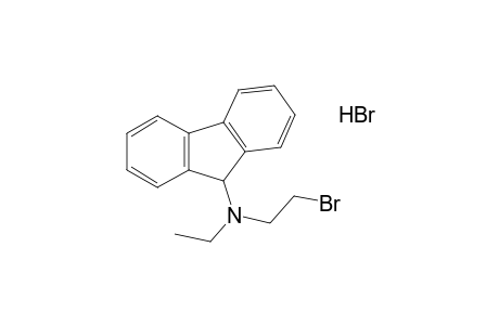 N-(2-bromoethyl)-N-ethylfluoren-9-amine, hydrobromide