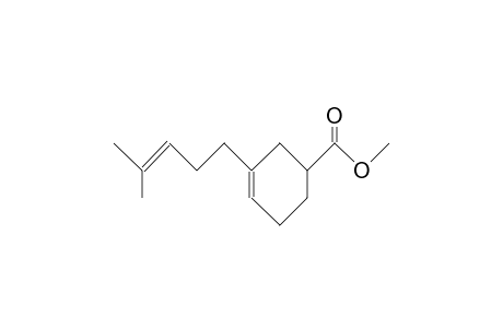 3-(4-Methyl-3-penten-1-yl)-3-cyclohexencarboxylic acid, methyl ester
