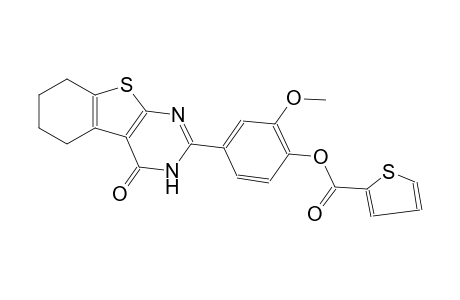 2-thiophenecarboxylic acid, 4-(3,4,5,6,7,8-hexahydro-4-oxobenzo[4,5]thieno[2,3-d]pyrimidin-2-yl)-2-methoxyphenyl ester