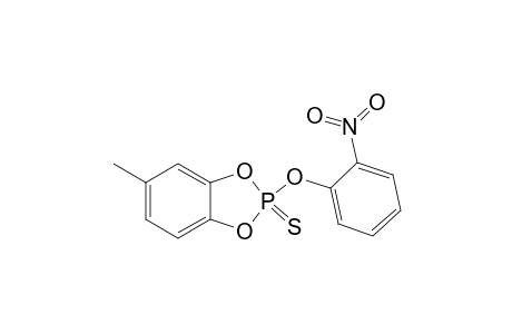 1,3,2-Benzodioxaphosphole, 5-methyl-2-(2-nitrophenoxy)-, 2-sulfide