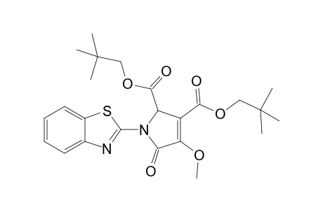 Bis-2,2-dimethylpropyl 1-(1,3-benzo[d]thiazol-2-yl)-4-methoxy-5-oxo-2,5-dihydro-1H-pyrrole-2,3-dicarboxylate