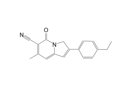 2-(4-ethylphenyl)-7-methyl-5-oxo-3,5-dihydro-6-indolizinecarbonitrile