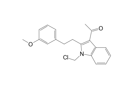 Ethanone, 1-[1-(chloromethyl)-2-[2-(3-methoxyphenyl)ethyl]-1H-indol-3-yl]-