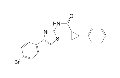 N-[4-(4-bromophenyl)-1,3-thiazol-2-yl]-2-phenylcyclopropanecarboxamide