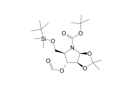 4-(tert-Butyloxycarbonyl)amino-5-O-(tert-butyldimethylsilyl)-4-deoxy-3-O-formyl-1,2-O-isopropylidene-.alpha.,L-xylofuranose