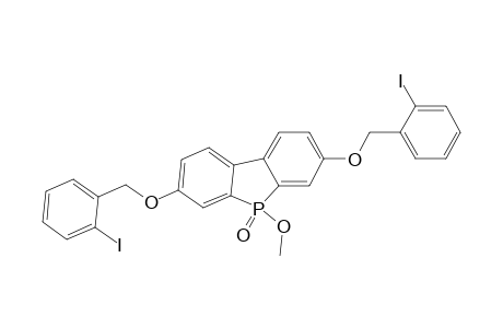5H-Benzo[b]phosphindole, 3,7-bis[(2-iodophenyl)methoxy]-5-methoxy-, 5-oxide
