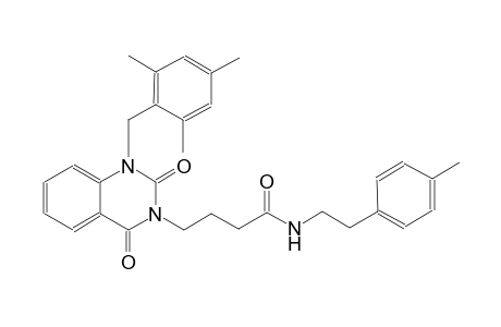 4-(1-(mesitylmethyl)-2,4-dioxo-1,4-dihydro-3(2H)-quinazolinyl)-N-[2-(4-methylphenyl)ethyl]butanamide