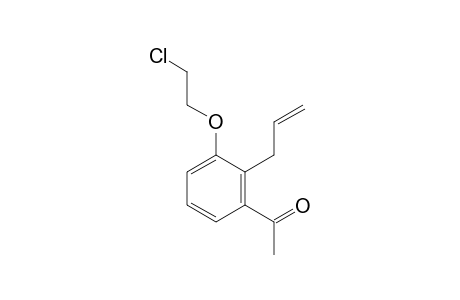 2'-Allyl-3'-(2''-chloroethoxy)acetophenone