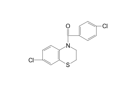 7-CHLORO-4-(p-CHLOROBENZOYL)-2,3-DIHYDRO-4H-1,4-BENZOTHIAZINE