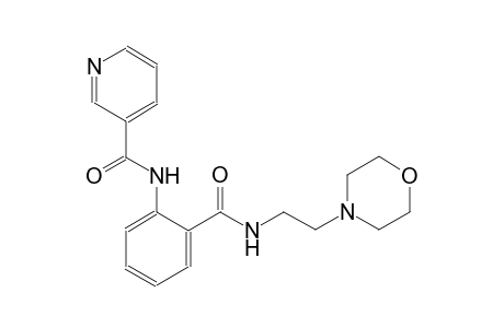 3-pyridinecarboxamide, N-[2-[[[2-(4-morpholinyl)ethyl]amino]carbonyl]phenyl]-
