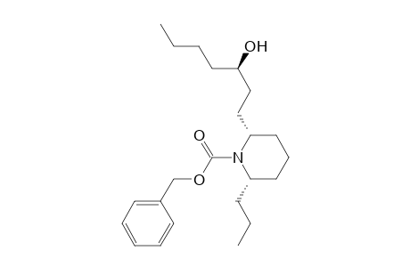 rel-[2S,6S,2(3R)]-N-[(benzyloxy)carbonyl]-2-(3-hydroxyheptyl)-6-propylpiperidine
