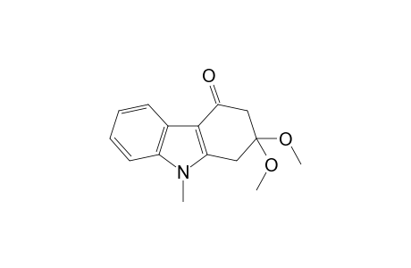 2,2-Dimethoxy-9-methyl-1,3-dihydrocarbazol-4-one
