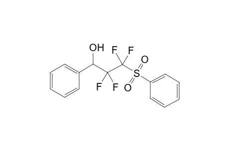 2,2,3,3-Tetrafluoro-1-phenyl-3-(phenylsulfo-nyl)propan-1-ol