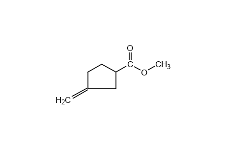 3-methylenecyclopentanecarboxylic acid, methyl ester