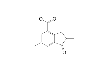 2,6-DIMETHYL_1-OXO-4-INDANECARBOXYLIC_ACID