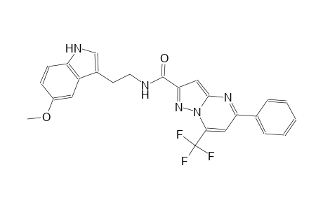 N-[2-(5-methoxy-1H-indol-3-yl)ethyl]-5-phenyl-7-(trifluoromethyl)pyrazolo[1,5-a]pyrimidine-2-carboxamide