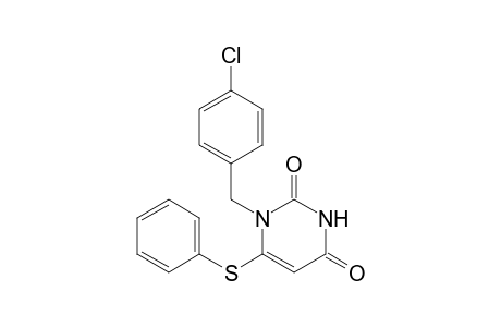 1-(4-Chlorobenzyl)-6-(phenylthio)uracil