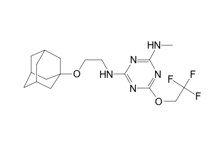 2-(1-adamantyloxy)ethyl-[4-(methylamino)-6-(2,2,2-trifluoroethoxy)-s-triazin-2-yl]amine