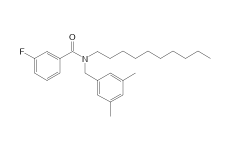 Benzamide, 3-fluoro-N-(3,5-dimethylbenzyl)-N-decyl-