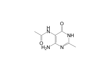 5-Acetamido-4-amino-2-methylpyrimidin-6(H)-one