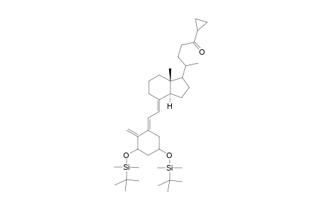 9,10-Secochola-5,7,10(19)-trien-24-one, 24-cyclopropyl-1,3-bis[[(1,1-dimethylethyl)dimethylsilyl]oxy]-, (1.alpha.,3.beta.,5E,7E)-
